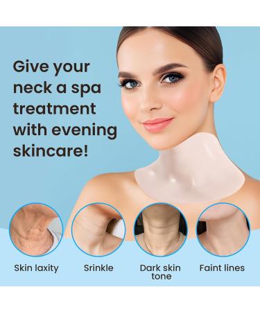 AUSLKA Neck Wrinkle Patches Moisturizing Hydrolyzed Collagen Mask Become Transparent Neck Masks Deep Hydration & Elasticity Boost Neck Lifting Firming Pads for Tightening Skin 5 PCS - Buy Online on GoSupps.com