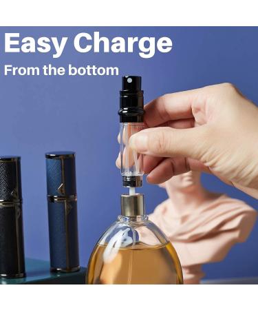 BRARIOS Perfume Atomiser Refillable Travel Size Portable Atomiser Spray Mini Empty Perfume Bottle Leak Proof Cologne Dispenser for Women and Men 5ml (Black(BK)) - Buy Online on GoSupps.com