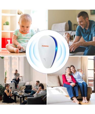 6 Pack Ultrasonic Pest Repeller - Electronic Plug-in Control for Insects, Rodents, Mice, Rats, Roaches, Spiders, Flies, Ants - Buy Online on GoSupps.com