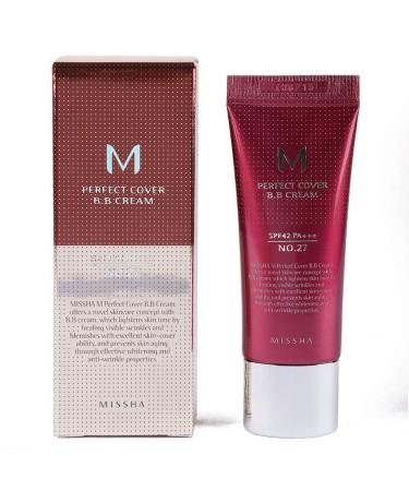 Missha M Perfect Cover B.B. Cream No.27 SPF 42 PA + + + 20 ml
