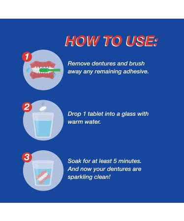 Secure Denture Cleansing Tablets 32 ea (Pack of 5) - Buy Online on GoSupps.com