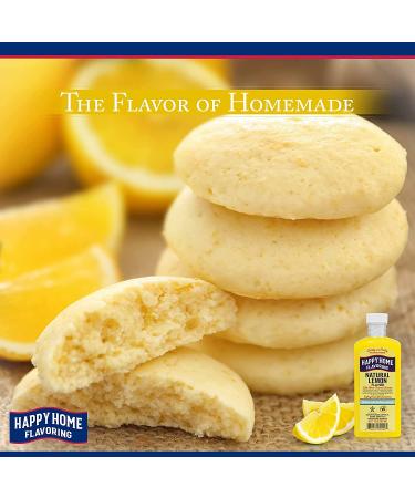 Happy Home Natural Lemon Flavoring Blend 7 oz - Non-Alcoholic & Certified Kosher - Buy Online on GoSupps.com