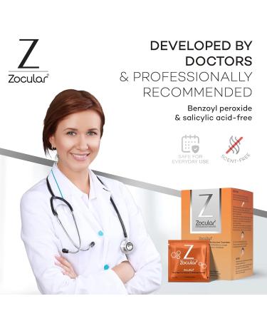 ZocuZap Facial Wipes - Moisturizing Acne Wipes for All Skin Types - 15 Ct Natural Breakout Solution for Sensitive & Oily Skin - Buy Online on GoSupps.com
