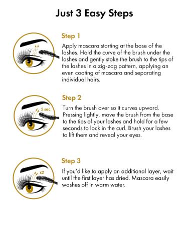 Toplash Extra Ebony Mascara with Keratin, Panthenol & Vitamin E - Long Lasting, Nourishing Formula - Buy Online on GoSupps.com