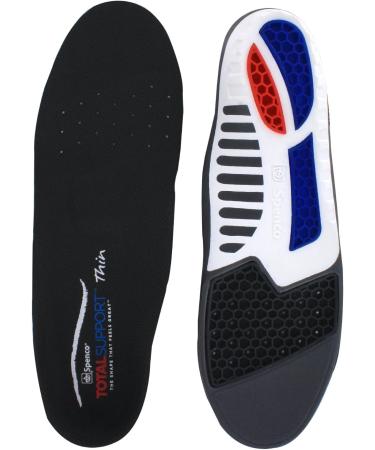 Men's Total Support Thin Full Length Arch Support Insoles for Minimalist Shoes - Size 12-13.5 - Buy Online on GoSupps.com
