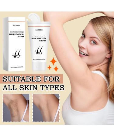 Moisturizing Long-Lasting Flawless Hair Removal Cream | Gentle Depilatory for Men & Women | All Skin Types | International Shipping Available - Buy Online on GoSupps.com