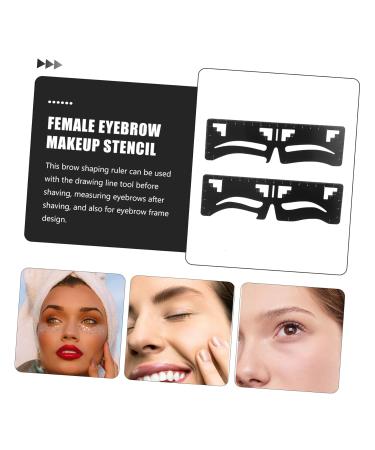 Beavorty 4 pcs Extension Drawing Microblading Measure Rulers Practical Location Tools Kit Supplies DIY 1 count (Pack of 1) Blackx2pcs - Buy Online on GoSupps.com