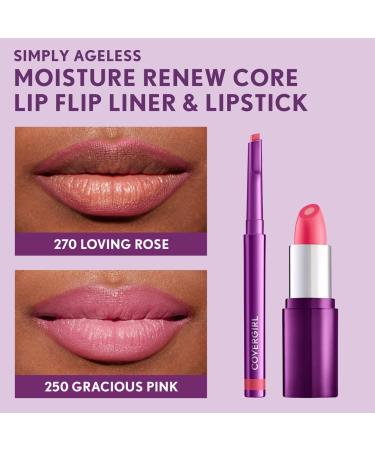 COVERGIRL Simply Ageless Lip Flip Liner - Loving Rose (1 Count) - Buy Online on GoSupps.com