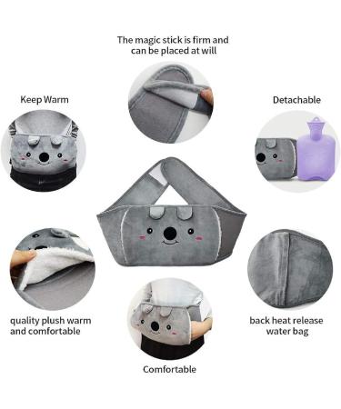 3-in-1 Portable Heat Bottle with Soft Waist Cover - Relieve Abdominal & Leg Pain - Ideal for Husky Dogs - Buy Online on GoSupps.com
