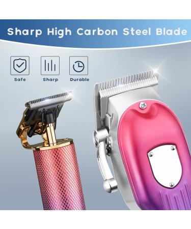 Professional T-Blade Beard Trimmer for Men - Rainbow Cordless Hair Clippers Set - Buy Online on GoSupps.com