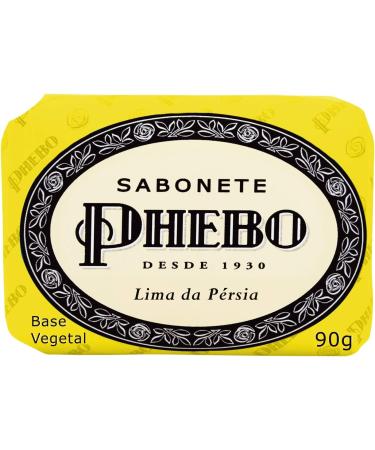 Phebo Classic Collection Persian Lime Glycerin Bar Soap 90g | Premium Moisturizing Soap for Soft Skin - Buy Online on GoSupps.com