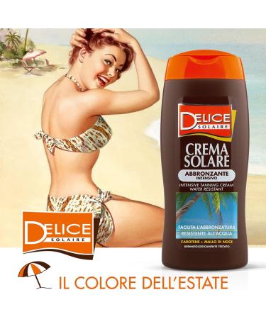 Intensive Tanning Cream Water Resistant To Carotene 250 ml - Buy Online on GoSupps.com