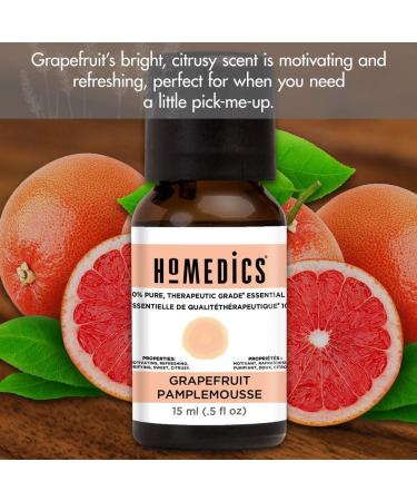 HoMedics Aromatherapy Grapefruit Essential Oil | Therapeutic Grade for Diffusers - International Shipping - Buy Online on GoSupps.com