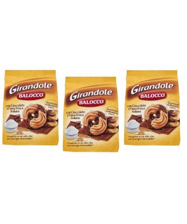Balocco Balocco Girandole Biscotti with Chocolate and Fresh Italian Cream 350g (Set of 3)