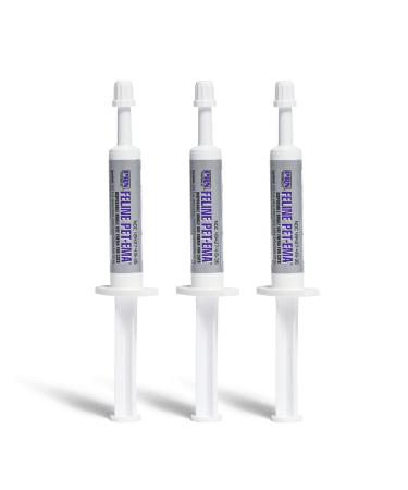 PRN Pharmacal PetEma - Disposable Single Use Enema for Cats & Kittens - Rectally Administered Gel Containing Lubricant, Laxative & Stool Softener - with Glycerin & Sorbic Acid - 6 mL Syringe - 3 Pcs