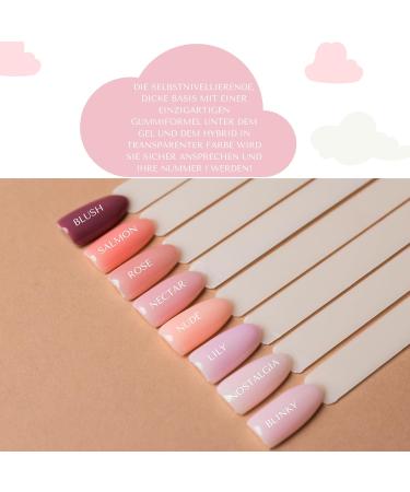 INLAQ 2in1 Rubber Base Gel UV HEMA Free Nude 6ml | Nail Polish Base Gel Cover Nude - Hard Gel for Nails | Up to 95% Opacity - Buy Online on GoSupps.com