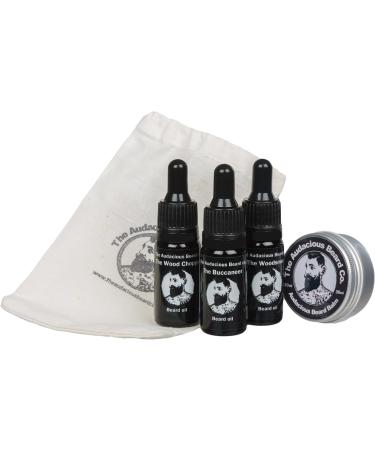 Beard Oils & Beard Balm Gift Set - The Audacious Beard Co