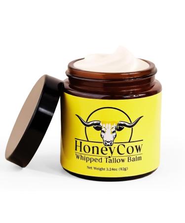 4oz Beef Tallow for Skin & Face | 100% Grass-Fed Tallow Face Moisturizer | Natural Beef Tallow Balm for Sensitive Skin 4 Ounce (Pack of 1)
