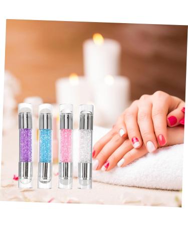 Housoutil 4sets Nail Stamp Manicure Kit Clear Jel Nail Art Seal Silicone Stamping Plates for Nails Manicure Art Stamper Nail Tools Nail Art Tool Decorate Silica Gel Printing - Buy Online on GoSupps.com