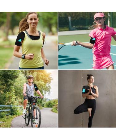 INBOLM Shoulder Brace for Men and Women - Adjustable Rotator Cuff Support - Blue - Buy Online on GoSupps.com