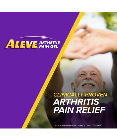 Aleve Arthritis Pain Gel 1% Diclofenac Sodium Tropical Gel 100g Tube - Fast Relief (NSAID) - Buy Online on GoSupps.com