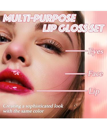 Buy 7 Colors Lip Tint Stain Set | Mini Moisturizing Liquid Lipstick | Long-lasting Waterproof Korean Lip & Cheek Stain - Buy Online on GoSupps.com