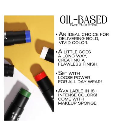 CCbeauty Baby Pink Face Paint Stick | Non-Toxic SFX Makeup for Halloween Cosplay & Costumes | Professional Body Painting Kit with Sponge - Buy Online on GoSupps.com