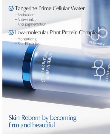 LBB Cellular Intensive Care In Serum - Vegan Antioxidant Lifting Face Serum - Improves Skin Elasticity 24h Lasting Moisturizing - Tangerine Cellular Water Ectoine Peptides 1.01 fl.oz. - Buy Online on GoSupps.com
