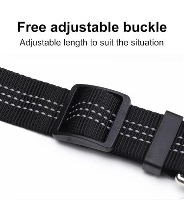 LZGOPE Double Dog Leash Adjustable Shock Absorbing Bungee Cord Dual Leash Coupler 360 Swivel Tangle-Free Reflective Leash Splitter for Daily Walking and Training of Medium to Large Dogs (Black) - Buy Online on GoSupps.com