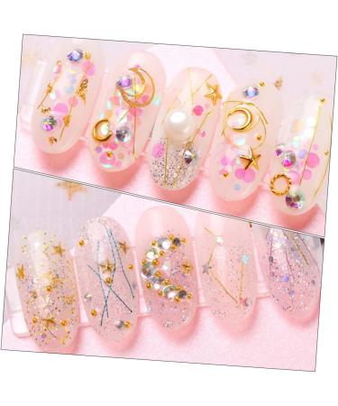 Healeved 64 Boxes Nail Metal Wire Nail Art Wire Nail Threads Nail Striping Tape Nail Art Ornaments Nail Art Threads Nail Decorations for Nail Art Manicure Wire Alloy Gold Thread Moldings - Buy Online on GoSupps.com