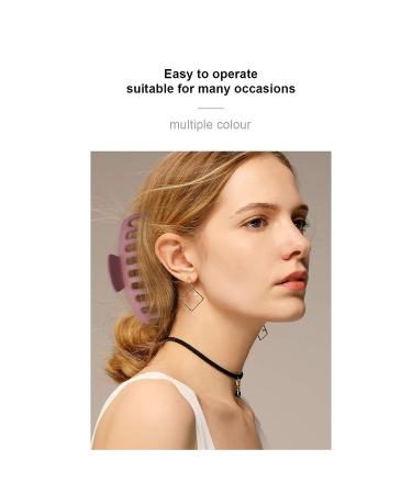 MJIYA Hair Claw Clips - Strong Hold Hair Accessories for Women - Large Hair Clip in Blonze, Black, Clear - Buy Online on GoSupps.com