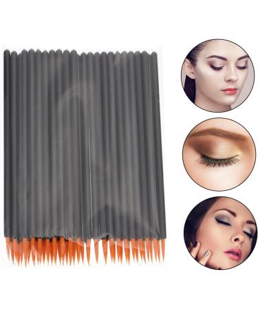WOONEKY 100pcs Disposable Eyeliner Brush Lip Scrubber Tool Fine Liner Brush Eyeliner Makeup 9x6.5cm As Shown - Buy Online on GoSupps.com