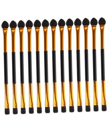 Minkissy 30 Pieces Double Ended Eyeshadow Brush Eye Shadow Eyeliner Brush Makeup Eye Brush Set for Women Girls