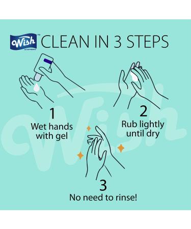 Wish Hand Sanitizer 67.6oz with Vitamin E, Pump, and Carry Handle - 4.22lb (1 Pack) - Buy Online on GoSupps.com