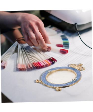  FRCOLOR FRCOLOR Nail Palette Manicure Pedicure Makeup Plate for Foundation Polish Color Mixing Plate Nail File Nail Stickers Artist Mixing Palette Nail Holder Makeup Palettes UV Nail Lamp Resin - Buy Online on GoSupps.com