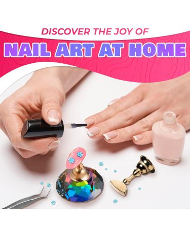 Nail Art Practice Stands - Magnetic Nail Tips Holders & Alloy Display Stands for DIY Manicure - International Shipping Available - Buy Online on GoSupps.com