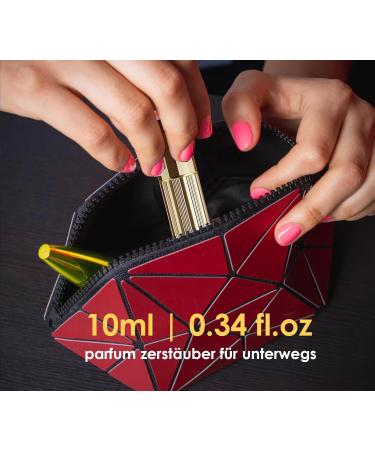 10 ml Perfume Atomiser Refillable Filling Technology without Funnel Empty Perfume Atomiser Spray Bottle for Travel Handbag on the Go (Silver) - Buy Online on GoSupps.com