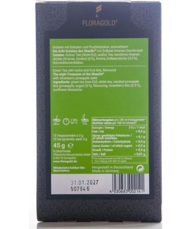  FLORAGOLD FLORAGOLD GT Die Acht Shaolin Pyramid Bags 45g Pack of 8 - Buy Online on GoSupps.com