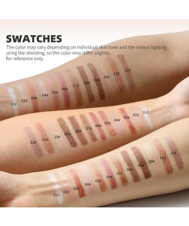 LXZJJM 6 Pcs Eyeshadow Stick Set - Long Lasting Waterproof Eye Shadow Pencil with Bright Pigments and Smooth TextureV (Set A) - Buy Online on GoSupps.com