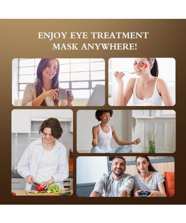 Under Eye Patches - Caffeine Brightening Eye Mask with Hyaluronic Acid for Fine Lines & Puffiness | 30 Pairs Collagen Gel Pads for Moisturizing & Wrinkle Reduction - Buy Online on GoSupps.com