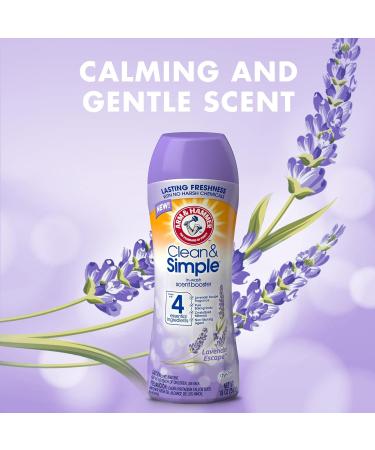 Arm & Hammer Clean & Simple Lavender Escape In-Wash Scent Booster 18oz (Pack of 4) - Buy Online on GoSupps.com