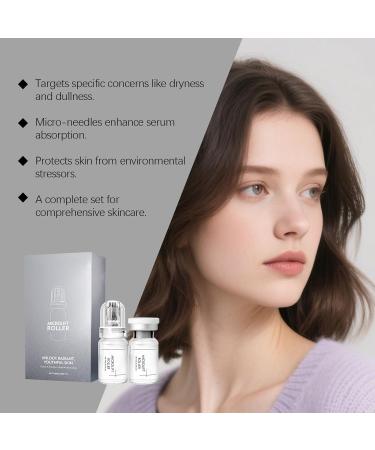 S rum clat - Rouleau de massage doux pour le visage et s rum apaisant et hydratant r duisant le teint terne et les poches coffret de soins portable - Buy Online on GoSupps.com
