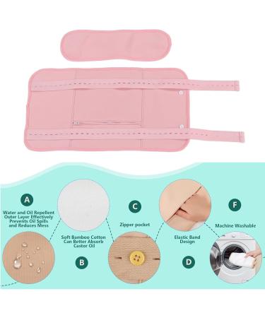Reusable Bio-Ribinus Oil Pack Set | Double-Layer Castor Oil Wraps for Waist & Neck | Washable Pink Castor Oil Packs - International Shipping Available - Buy Online on GoSupps.com
