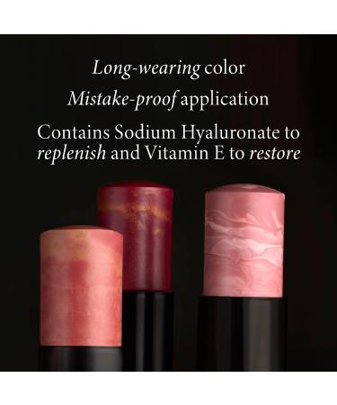 LAURA GELLER Italian Marble Blush Stick in Pink Fiore | Cream Finish Cheek Makeup + Angled Brush - Buy Online on GoSupps.com