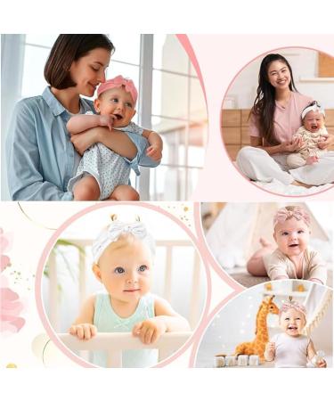 YANINEE 4-Piece High Elastic Nylon Hair Bands for Baby Girls (0-6 Months) - Soft & Stretchy Headbands for Newborns & Infants - Buy Online on GoSupps.com