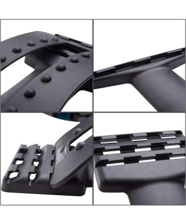 Dunlap Backhow Back Massage & Lumbar Support Device - 18 Trigger Points 3-Level Stretching for Spine Pain Relief & Chiropractic Care - Buy Online on GoSupps.com