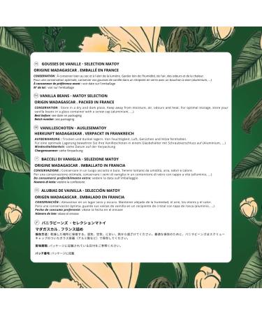 Mavany 10 Madagascar Vanilla/BOURBON Pods Gourmet Quality Selected for Pastry/Cooking Size 14 to 16 cm 25 g Approximate - Buy Online on GoSupps.com