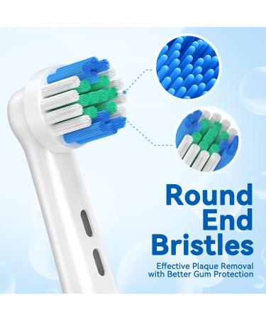 Anjocare 24 Pack Replacement Brush Heads for Oral B Electric Toothbrush - Compatible with Pro 1000/5000/7000 & Vitality - Rechargeable Brush Heads (White) - Buy Online on GoSupps.com