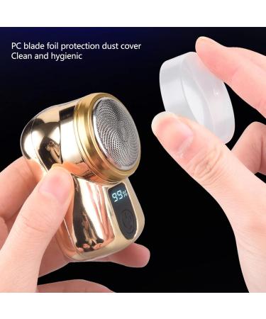 Pongnas Advanced Mini Cordless Beard Trimmer - Waterproof Rechargeable Clipper for Outdoor Activities - Stylish Champagne Gold Grooming Tool - Buy Online on GoSupps.com