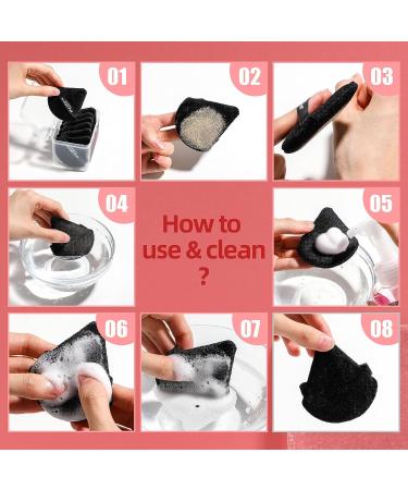 BS-MALL Triangle Powder Puff - Washable & Reusable for flawless makeup application - Buy Online on GoSupps.com